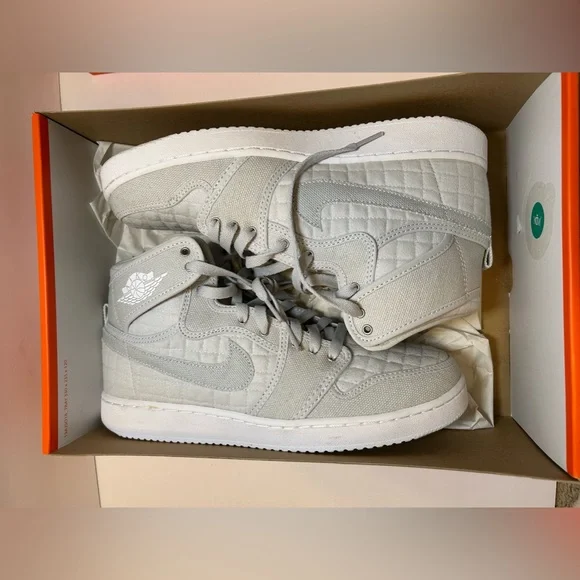 Size 9 - Jordan AJKO High Quilted Pure Platinum 2016